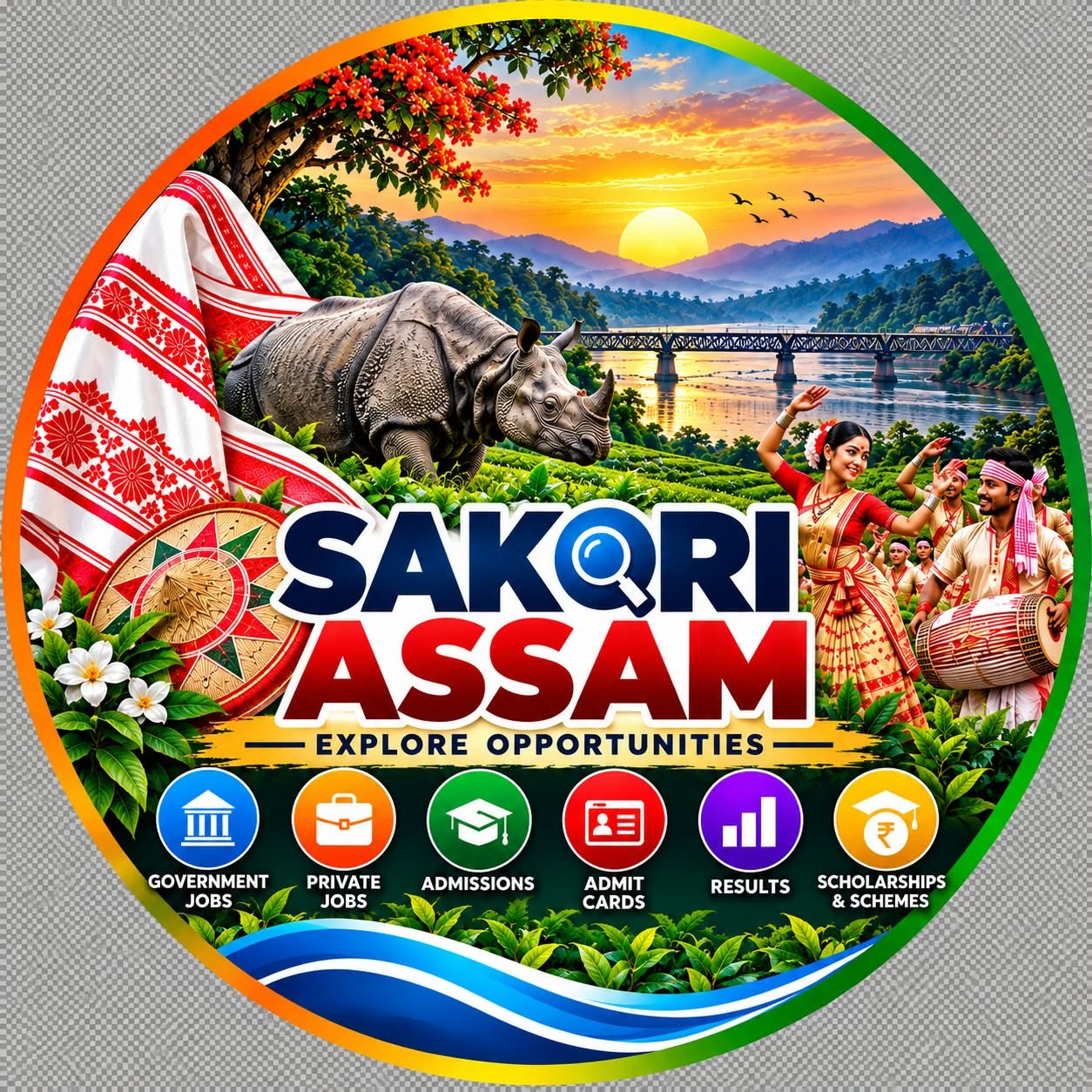 Sakori Assam Logo